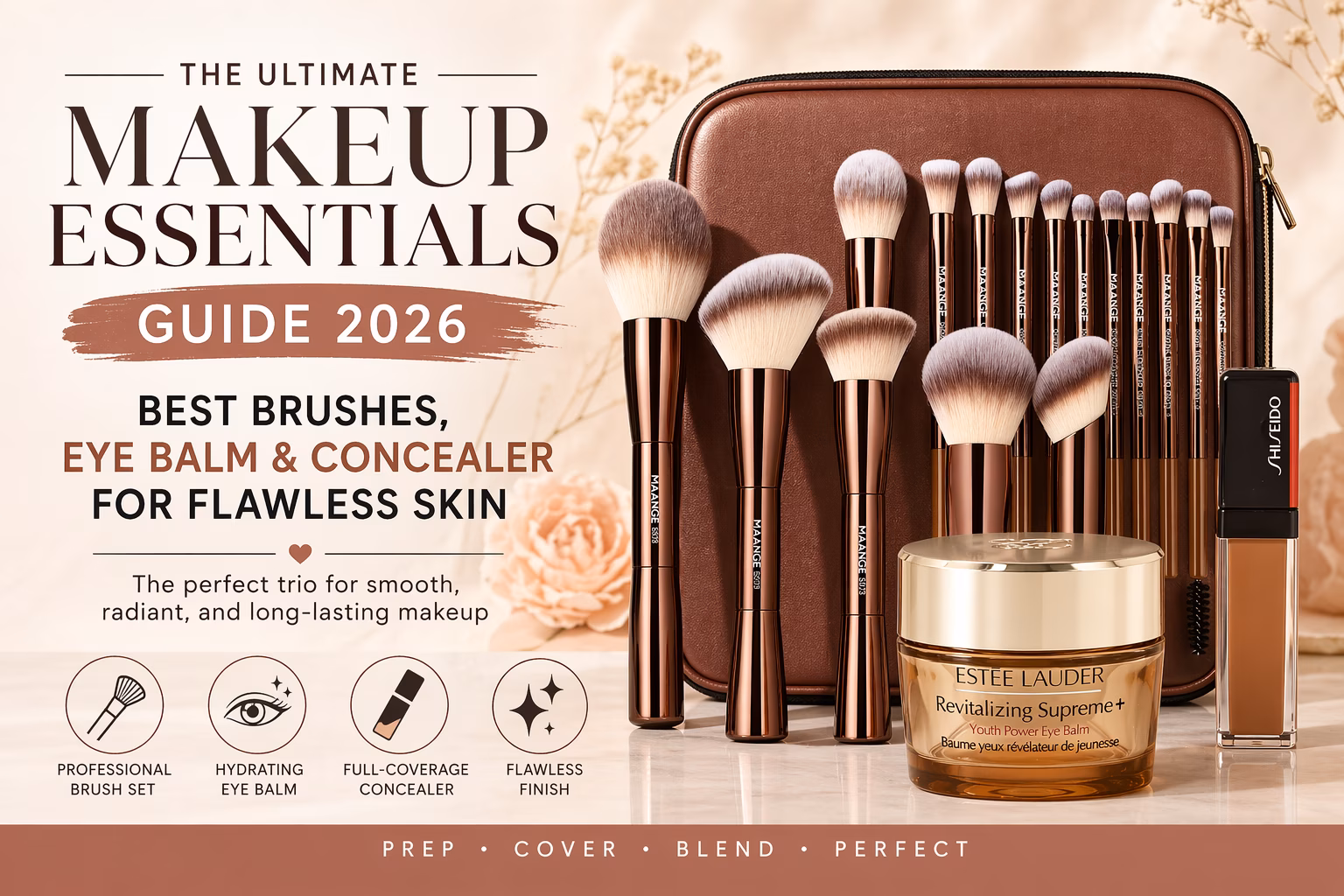 “Ultimate Makeup Essentials Guide 2026: Best Brushes, Eye Cream & Concealer for Flawless Skin”