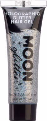 Silver Glitter Hair Gel