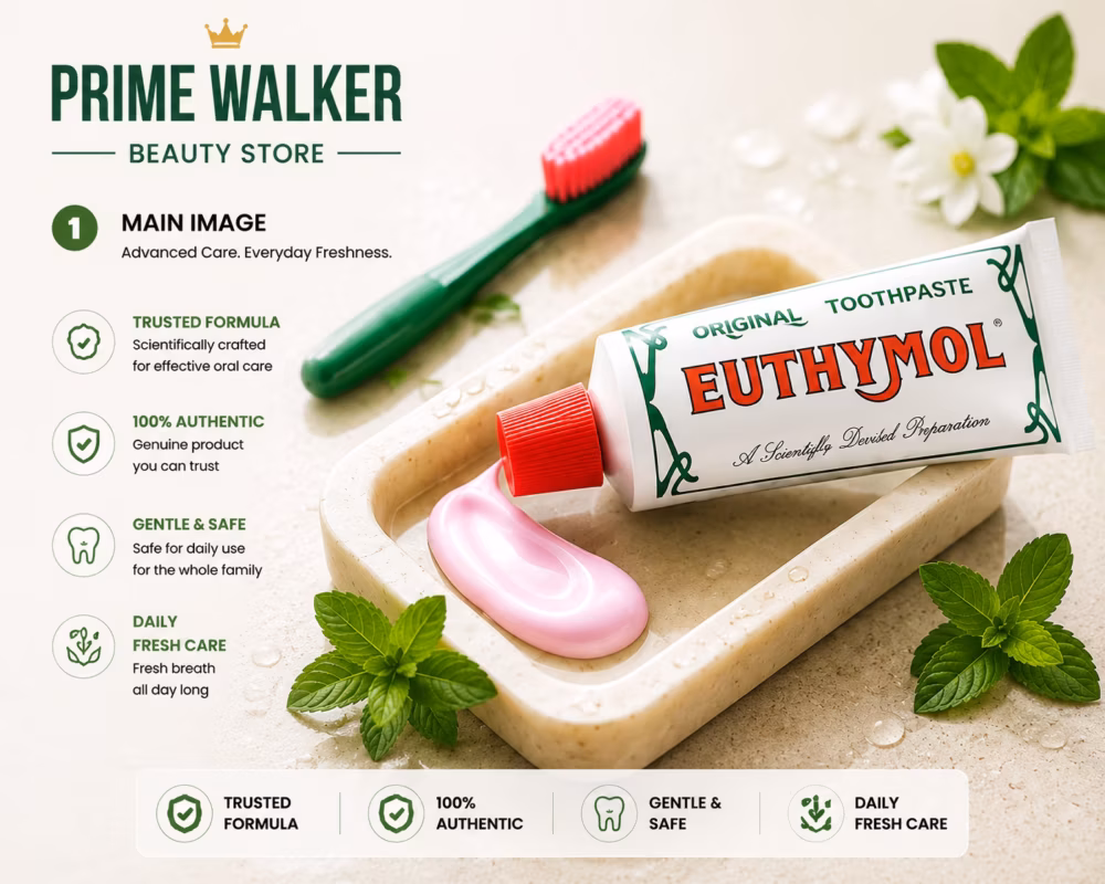 Euthymol Original Toothpaste Pack of 5